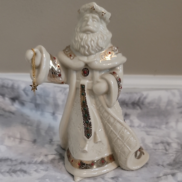 Lenox China Jewels Victorian Santa Bone China 6th in Series 1999 Vintage - Picture 1 of 5